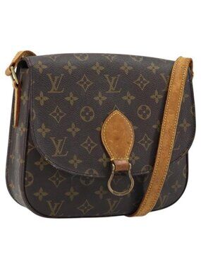 Authentic LOUIS VUITTON Monogram Saint Cloud GM Shoulder Bag M51242 LV